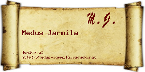 Medus Jarmila névjegykártya